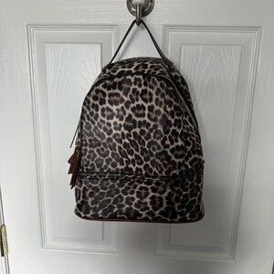 Leopard Print Women's Backpack